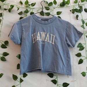 Brandy Melville "Hawaii" Crop Tee